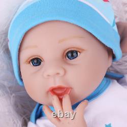 22 Reborn Baby Dolls Xmas Cadeau Soft Vinyl Silicone Jouets De Robe De Poupée Fille Nouveau-né