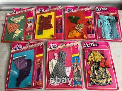 38 Pièces Vintage Mattel Barbie Doll / Ken Fashion Clothes Orig. Box -lot #2