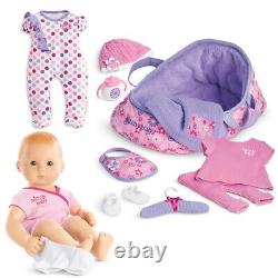 American Girl Bb6 Bitty Baby 15 Poupée Cheveux Rouges, Hazel Eyes Holiday Gift Set Nouveau