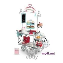 American Girl Doll Grace’s Pastry Cart Set + Bakery Treats Accessoires Retraités