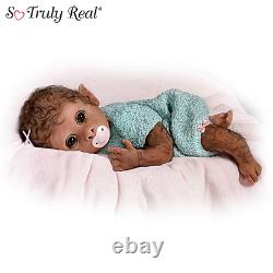 Ashton Drake Clementine Needs A Cuddle Baby Monkey Doll Par Linda Murray New Nib