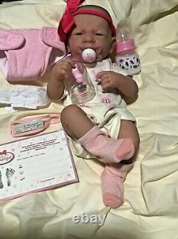Aww! C’est Baby Girl! Berenguer Life Like Reborn Preemie Pacifier Doll +extras