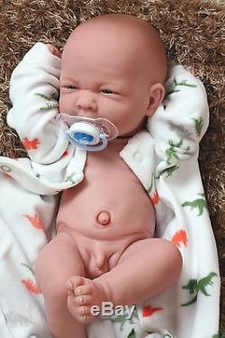Baby Boy Doll 14 Berenguer Réel Vivant En Vinyle Souple En Silicone Prématuré Lifelike