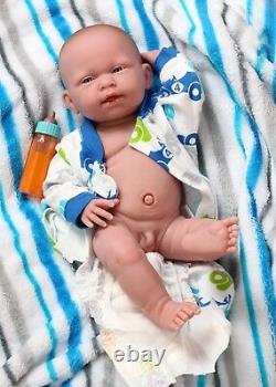 Baby Boy Doll Nouveau-né Reborn 15 Pouces Real Alive Soft Vinyl Preemie Lifelike