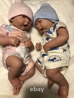 Baby Twins Reborn Doll Berenguer 14 Preemie Vinyl Preemie Vie Comme Boy/ Girl