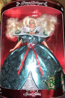 Barbie 1995 Happy Holidays Special Edition Doll (14123) Nib Jamais Remové