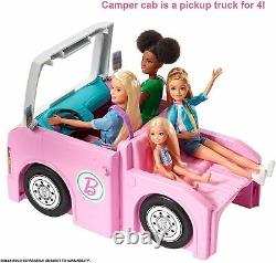 Barbie 3-en-1 Dream Camper Van Et Accessoires