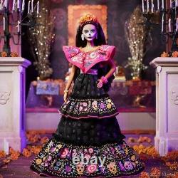Barbie Dia De Los Muertos 2021 Doll Day Of The Dead By Mattel Factory Seeled