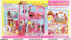 Barbie Dly32 Domaine De Trois Étages Maison De Ville Colorée Et Doll Bright House