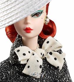 Barbie Noir Et Blanc Costume En Tweed Silkstone Poupée Barbie Menthe