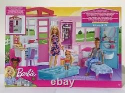 Barbie Poupées Entièrement Meublées Maison 60+ CM 21 Accessoires Age 3+ Fxg54