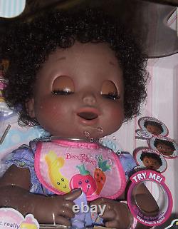 Bébé Alive African American 16 Po. Talking Girl Doll Soft Face Mouth Moves 2006