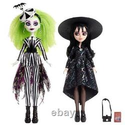 Beetlejuice & Lydia Deetz Monster High Skullector Doll 2-pack In Hand