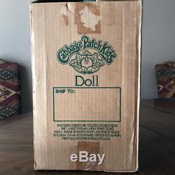 Collection 1983 Cabbage Patch Kid Fille Vintage Doll Boîte Originale Et Vente Accusé De Réception