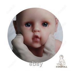 Cosdoll 16.5 Corps Complet Silicone Ressemblant Renaître Bébé Poupée Fille Nouveau-né Mignon Bébé