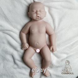 Cosdoll 18.5 Baby Doll Girl Fermé Aux Yeux Corps Complet Silicone Souple Ressemblant À Une Renaissance