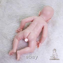 Cosdoll 18.5 En Full Ecoflex Platinum Silicone Reborn Baby Girl Doll Non Peint