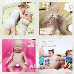 Cosdoll 18.5 En Silicone Complete Reborn Baby Girl Doll Platinum Silicone Baby Doll