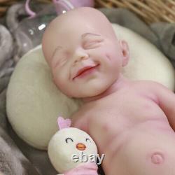 Cosdoll 18.5'' Full Body Silicone Reborn Baby Eyes Fermé Mignon Cadeau De Poupée Boy