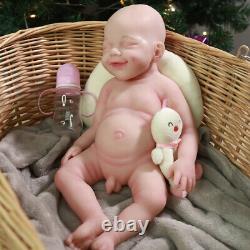 Cosdoll 18.5'' Full Body Silicone Reborn Baby Eyes Fermé Mignon Cadeau De Poupée Boy