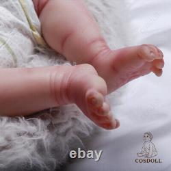 Cosdoll 18.5 Poupées Pour Bébés En Silicone Platine Pleine Douce Fabriquée À La Main Poupée Pour Nouveau-né