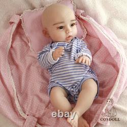Cosdoll 18'' Nouveau-né Baby Full Silicone Reborn Baby Girl Doll Eau Potable