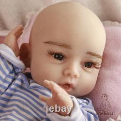 Cosdoll 18'' Nouveau-né Baby Full Silicone Reborn Baby Girl Doll Eau Potable