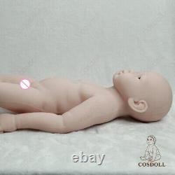 Cosdoll 19'' Handmade Silicone Reborn Baby Boy Lifelike Full Silicone Newborndoll