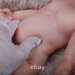 Cosdoll 22 Dans Platinum Silicone Reborn Baby Doll Painted Lifelike Dolls For Gift