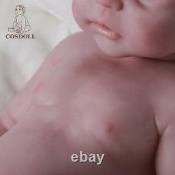 Cosdoll 22in Platinum Full Silicone Reborn Baby Doll Painted Lifelike Baby Dolls
