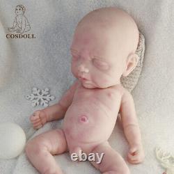 Cosodll 15.7 Poupée Bébé Nouveau-né Reborn Baby Soft Pleine Silicone Poupée Bébé