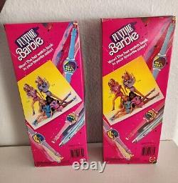 DEUX ! Poupées Barbie Fun Time Vintage Mattel 1986 #1738 #1739 Ère Superstar ! NIB