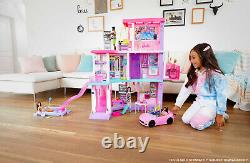Deluxe Barbie Édition Spéciale 60ème Dreamhouse Playset Avec 2 Poupées, Barbie, Voiture