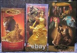 Disney Designer Fairytale Collection Doll Belle And Beast Edition Limitée