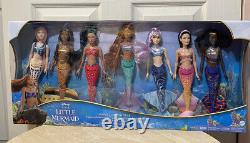 Disney Live Action Little Sirmaid Ultimate Ariel And Sisters 7 Pack Nouveau