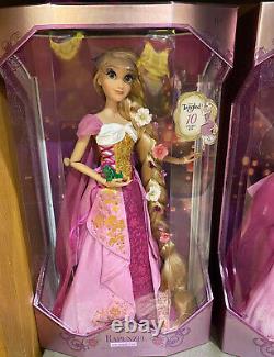 Disney Store 2020 Rapunzel Emmêlés 10e Anniversaire Doll Le5500 Édition Limitée