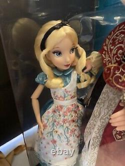 Disney Store Alice & Queen Of Hearts Fairytale Designer Edition Limitée Ensemble De Poupées