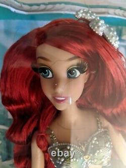 Disney Store Little Mermaid Ariel Limited Edition Doll 17 Flambant Neuf