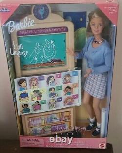 Enseignante de langage des signes Barbie 1999 Nouvelle dans sa boîte #25837 Exclusivité TRU