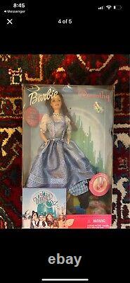 Ensemble de 4 Barbie Le Magicien d'Oz BNIB