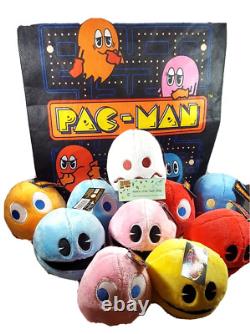 Ensemble de peluches Pac-Man de 10, jeu d'arcade des années 80, 4 poupées d'animaux en peluche jaune Pac Man