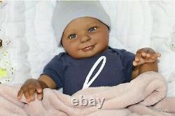 Ethnique/aa/african Reborn Toddler/baby Boy/girl Personnalisé