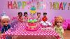 Fête D'anniversaire Elsa U0026 Anna Toddlers Barbie Poupées Cadeaux Jeux Cake Hello Kitty Thème