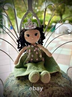 Forêt de la princesse ? Poupée de crochet Quinceañera Amigurumi toute neuve de 24 pouces