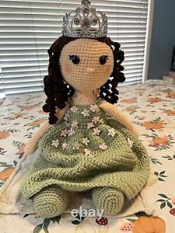 Forêt de la princesse ? Poupée de crochet Quinceañera Amigurumi toute neuve de 24 pouces