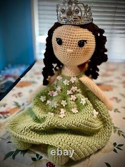 Forêt de la princesse ? Poupée de crochet Quinceañera Amigurumi toute neuve de 24 pouces