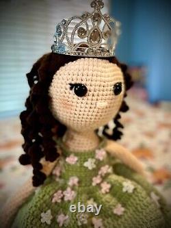 Forêt de la princesse ? Poupée de crochet Quinceañera Amigurumi toute neuve de 24 pouces