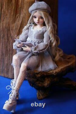 Full Set 60cm Bjd Doll 1/3 Fashion Girl With Changeable Eyes Wigs Clothes Outfit