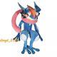 Greninja Peluche Géante Anime 70/150cm Longue Coussin Doux Cadeau