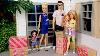 Histoire De La Journée De Déménagement De La Famille Barbie Doll Nouvelle Maison De Poupée